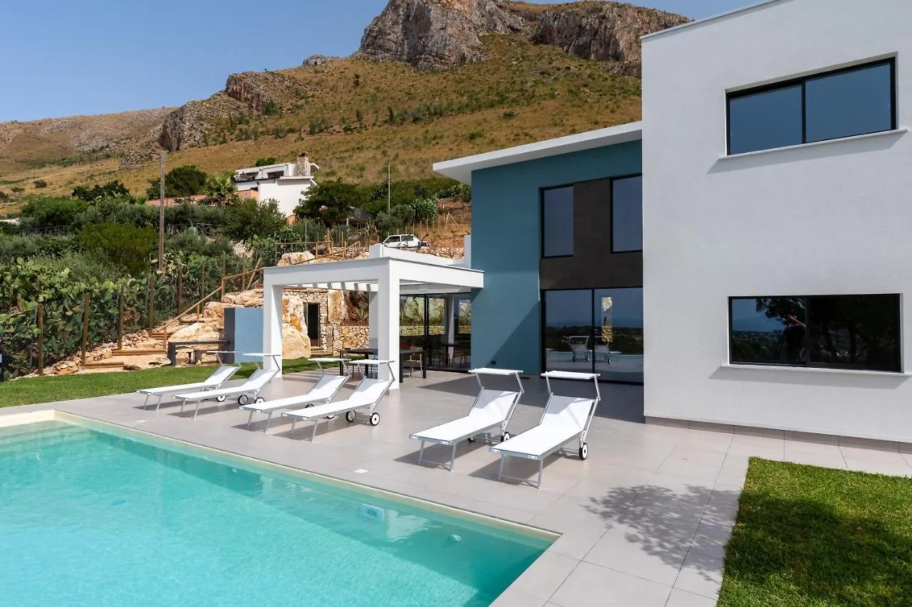 Villa Vista Mare Con Piscina A Sfioro A Scopello Castellammare del Golfo